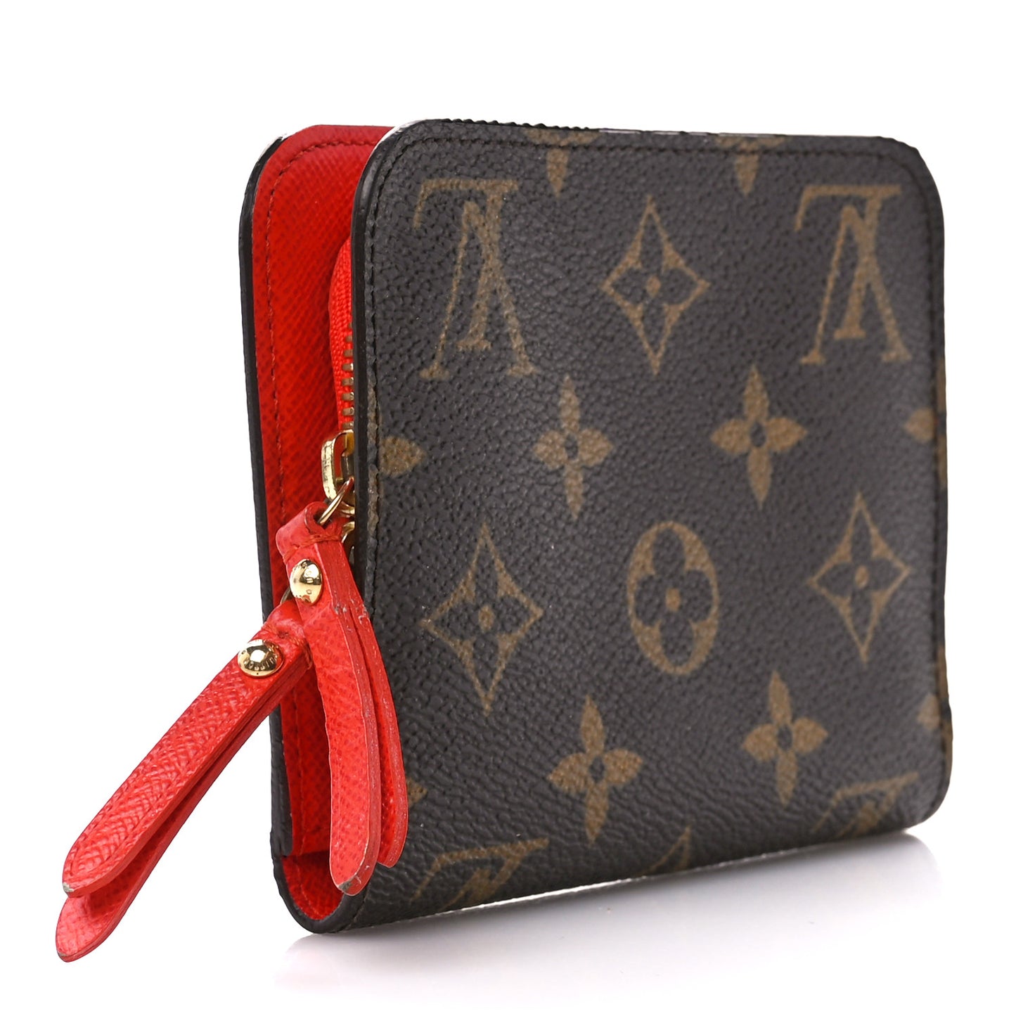 Monogram Insolite Coin Purse Wallet Red