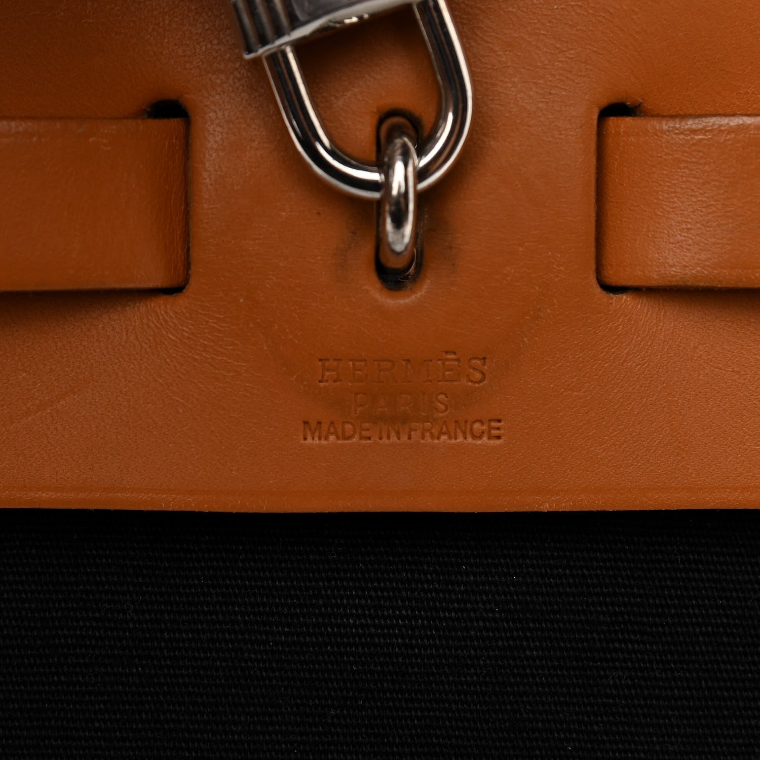 Hermes Barenia Toile Herbag 2 in 1 PM Black 8 of 19