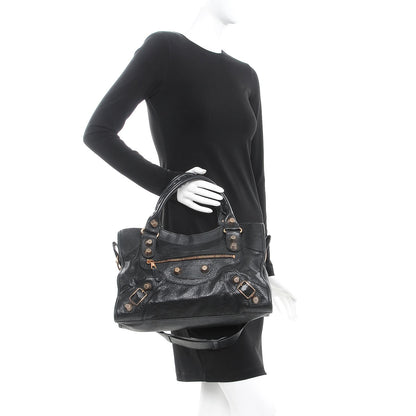 Balenciaga Agneau Giant 21 Rose Gold Hardware City Black 2 of 13