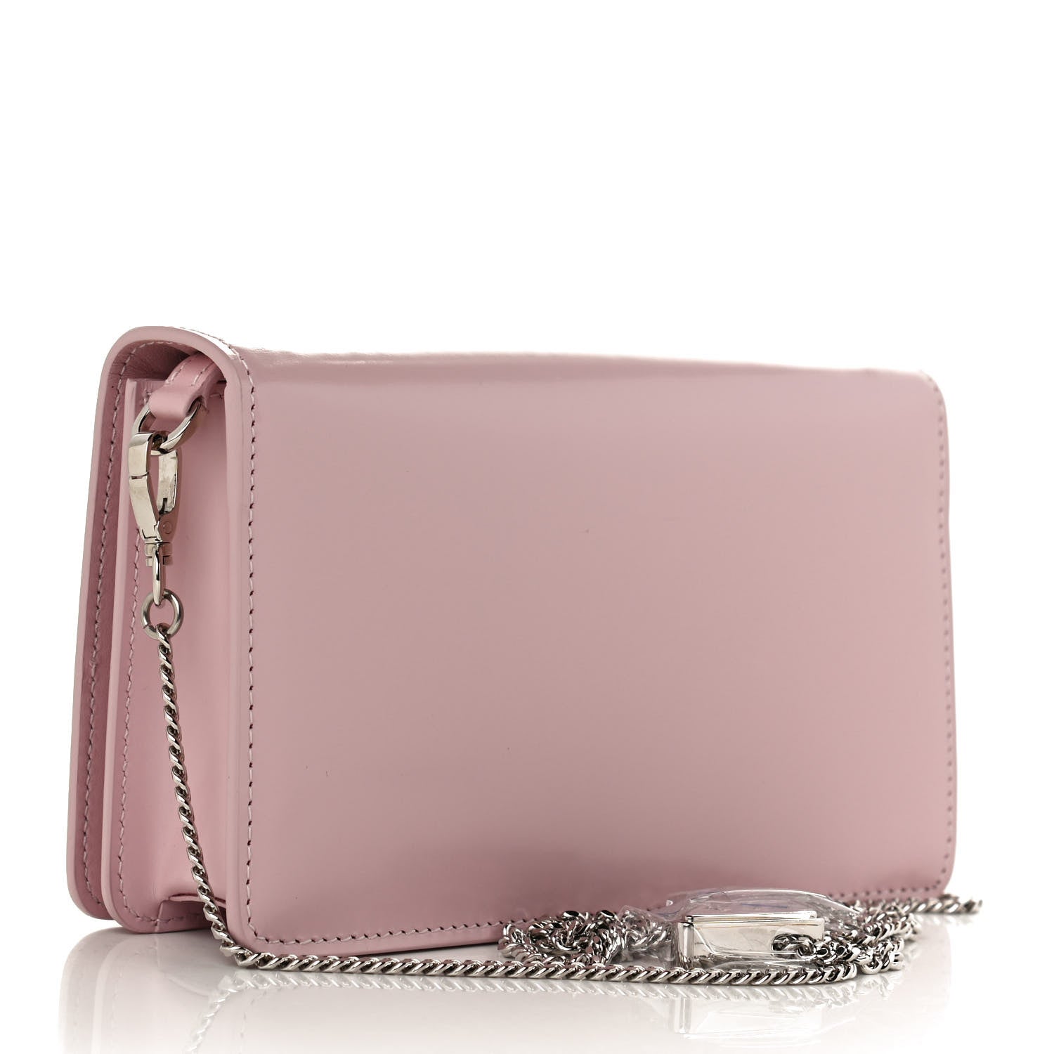 Prada Spazzolato Flap Slide Chain Shoulder Bag Alabastro 2 of 10