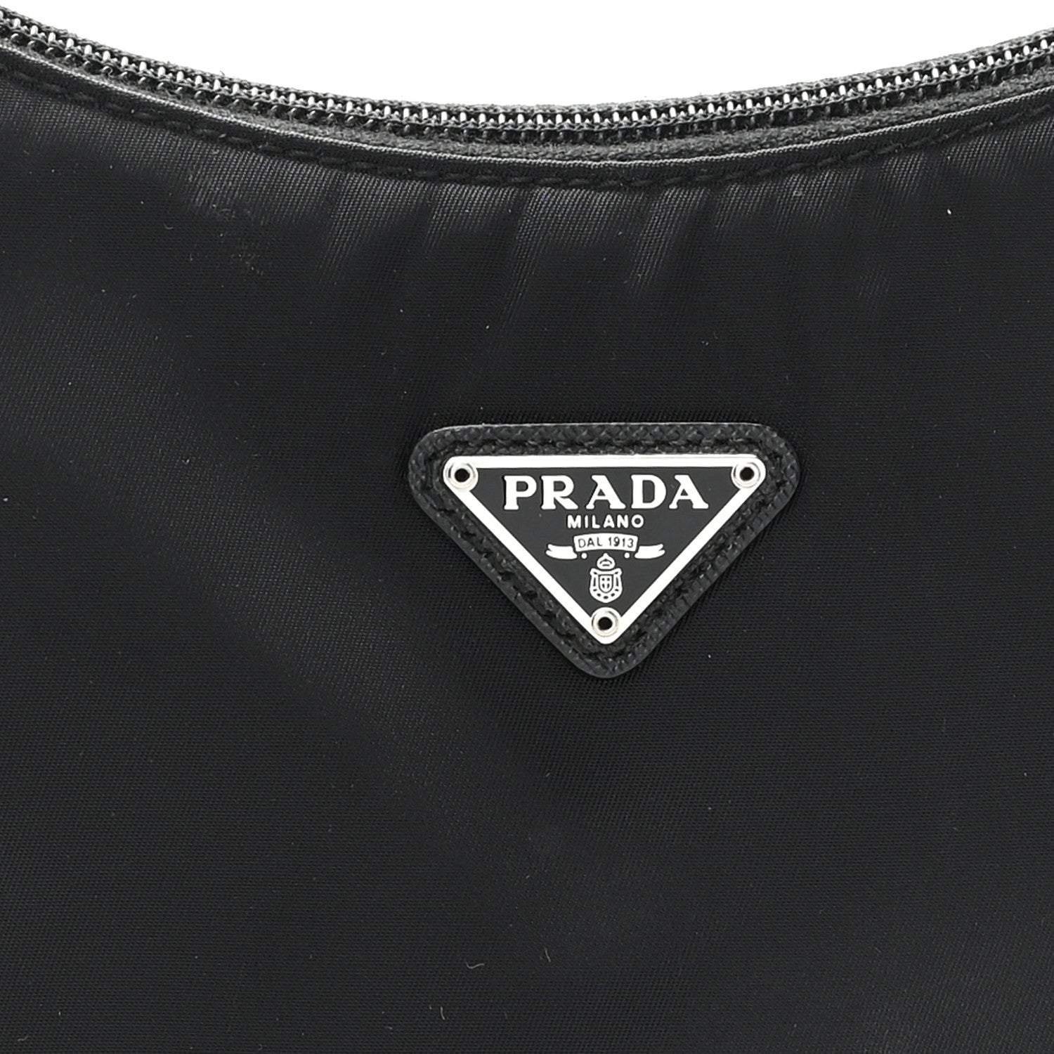 Prada Tessuto Nylon Mini Re-Edition 2000 Bag Black 8 of 10