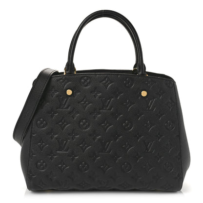 Louis Vuitton Empreinte Montaigne MM Black 1 of 12