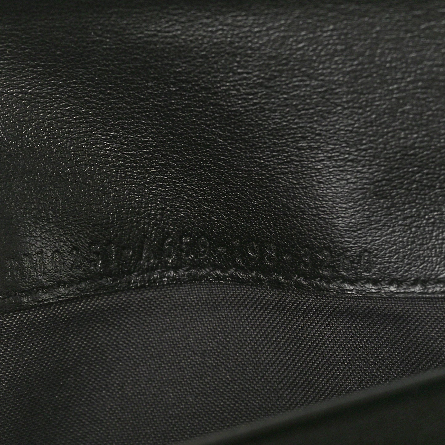 Vitello Cruise F is Fendi Bi-Color FF 1974 Embossed Continental Envelope Wallet Maya Black
