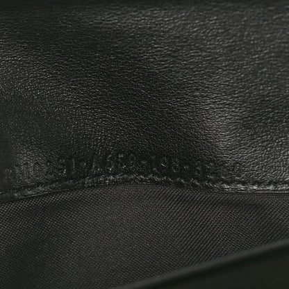 Fendi Vitello Cruise F is Fendi Bi-Color FF 1974 Embossed Continental Envelope Wallet Maya Black 6 of 8