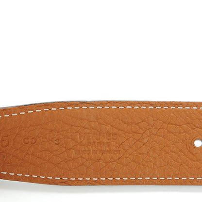 Hermes Box Togo 32mm H Belt 95 Black Gold 5 of 7