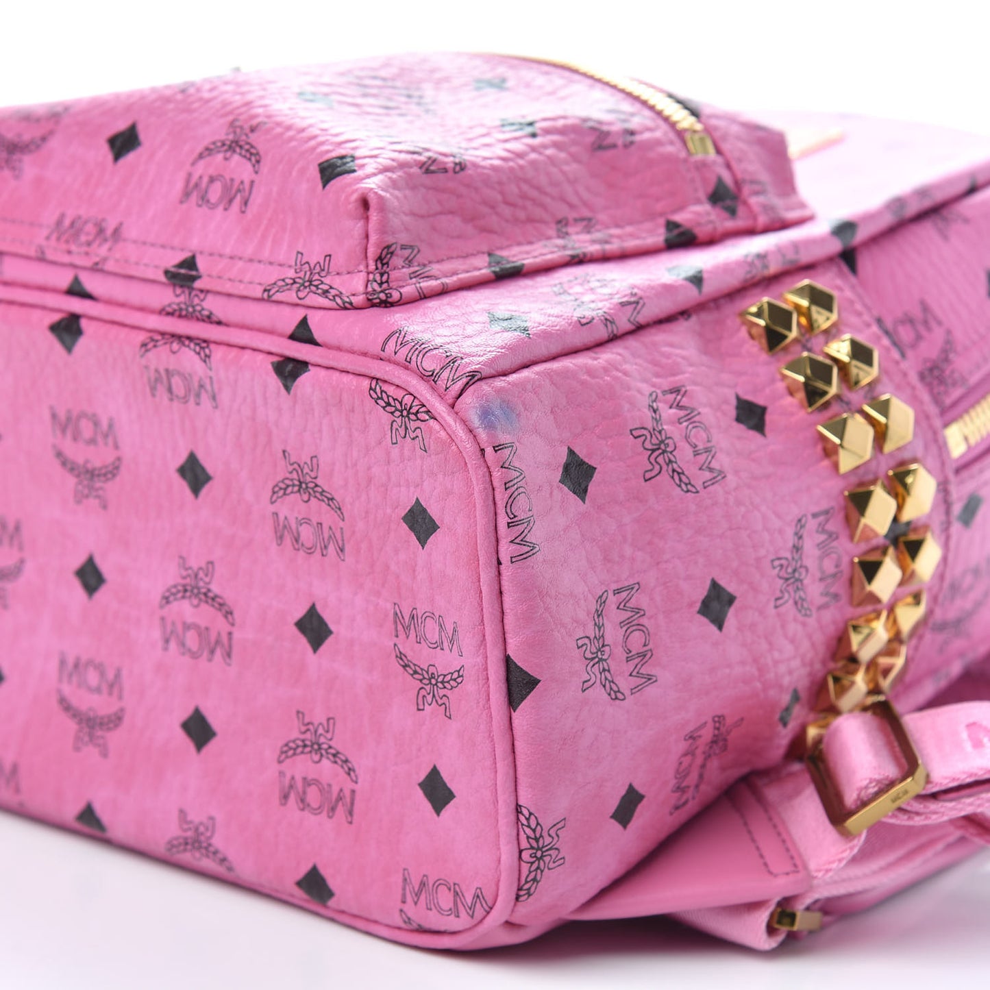Visetos Small Side Stud Stark Backpack Pink