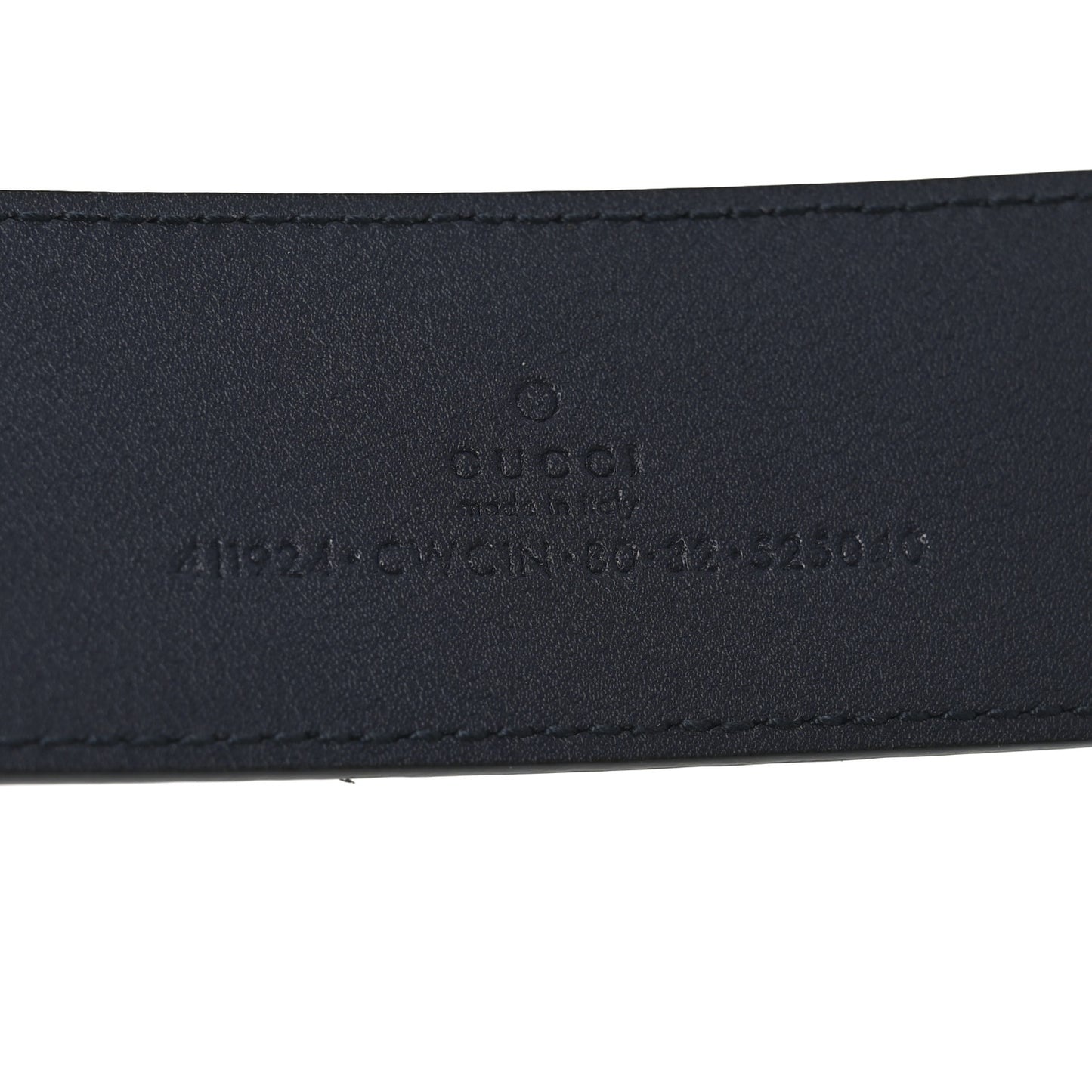 Guccissima Signature Interlocking G 40mm Belt 80 32 Black