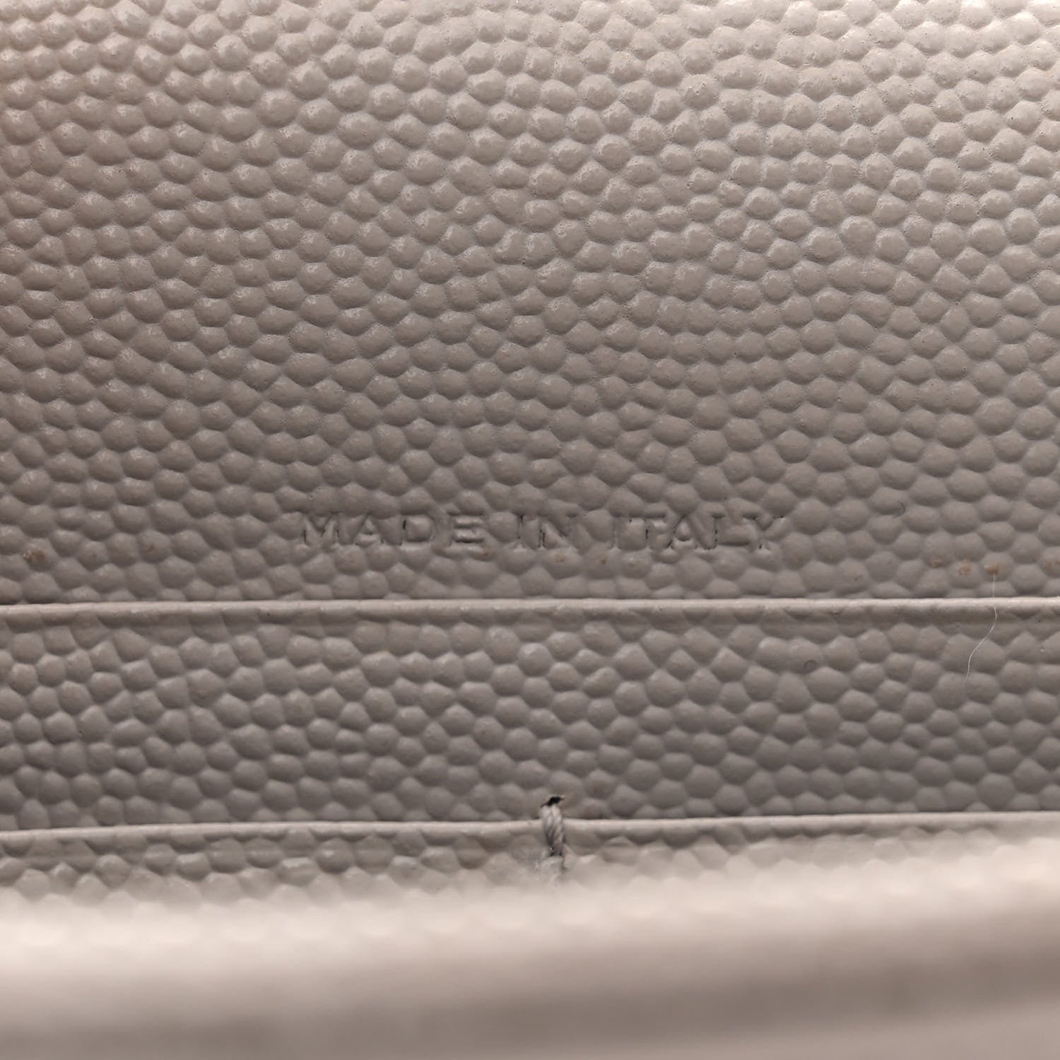 Saint Laurent Grain De Poudre Matelasse Chevron Monogram Envelope Chain Wallet Fog 7 of 13