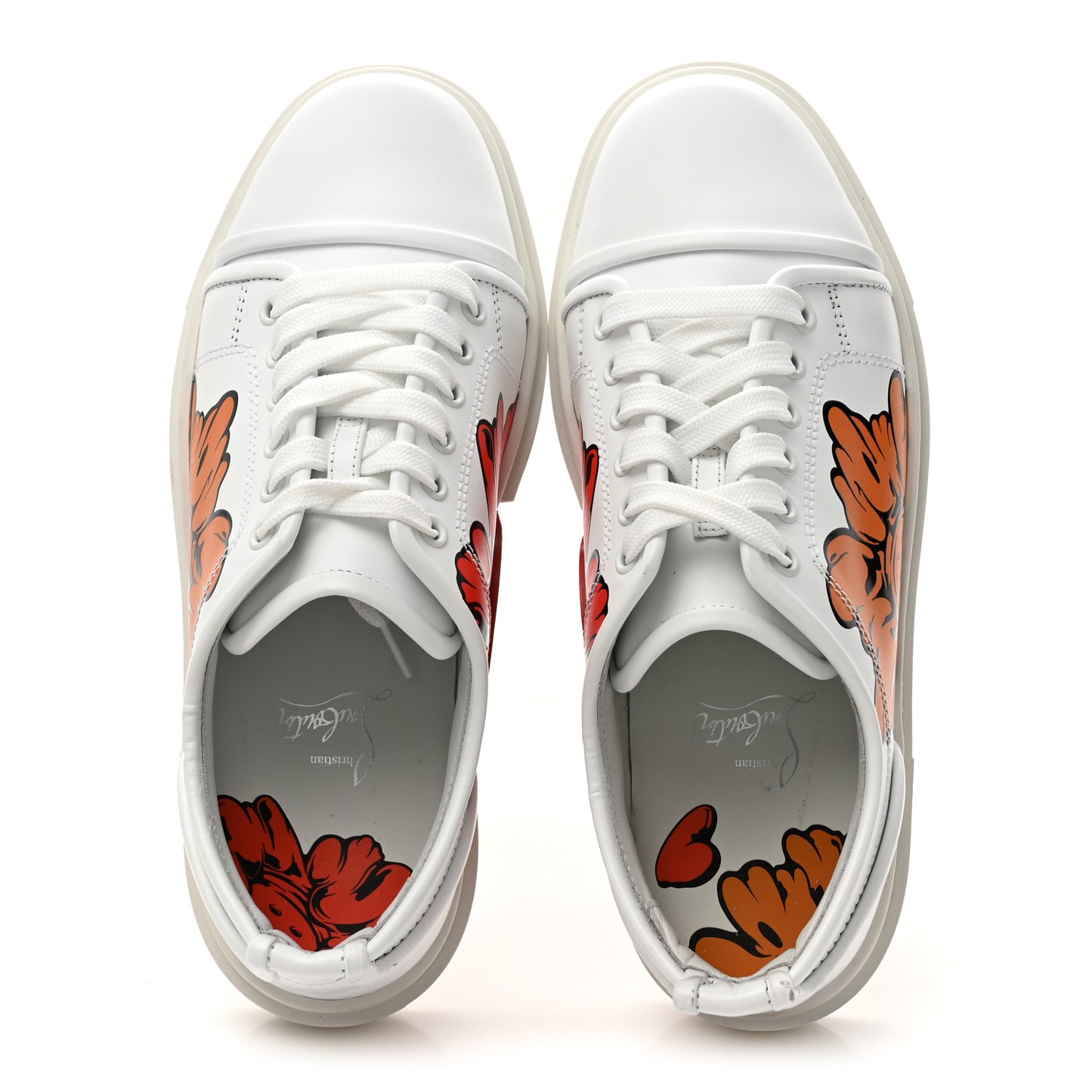 x Shun Sudo Adolon Junior Button Flower Low Top Mens Sneaker 39 White Multicolor