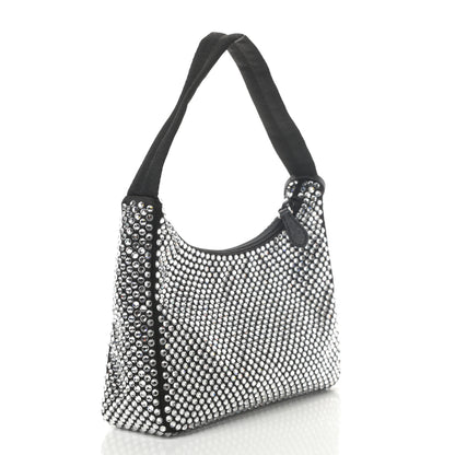 Prada Satin Crystal Mini Re-Edition 2000 Bag Cristal 3 of 11