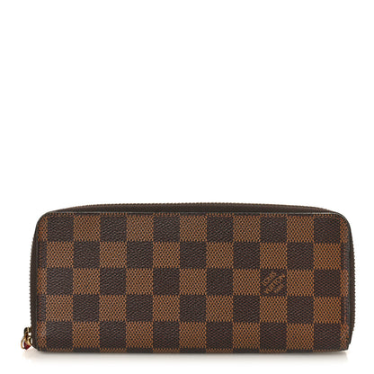 Louis Vuitton Damier Ebene Clemence Wallet Cherry 1 of 8