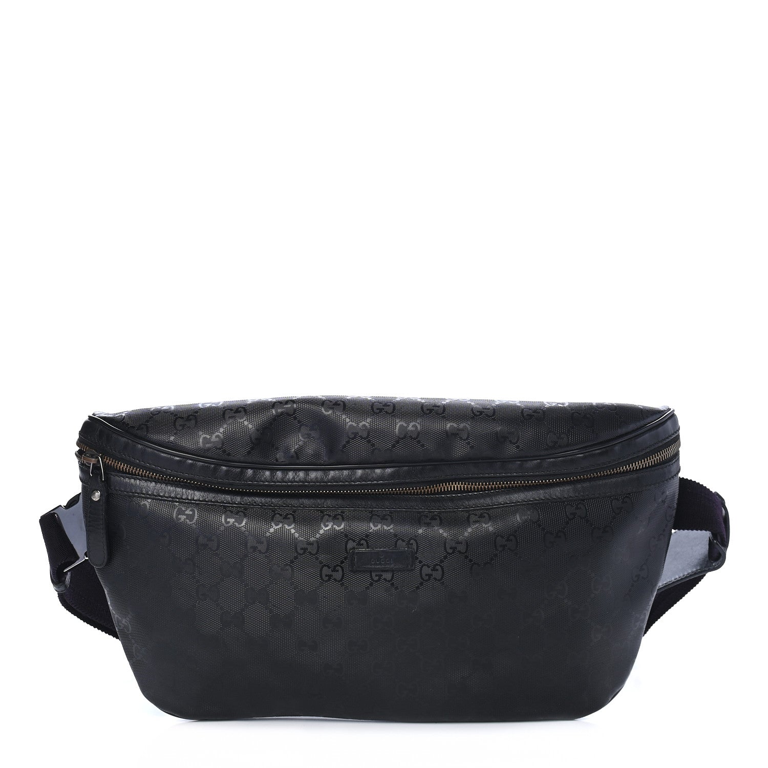 Gucci Imprime Monogram Belt Bag Black 1 of 10