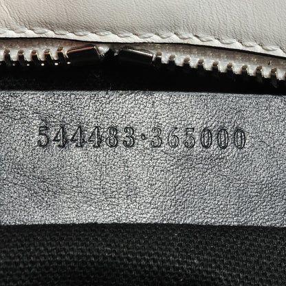 Alexander McQueen Calfskin Studded Mini Padlock Tote Black White 8 of 8