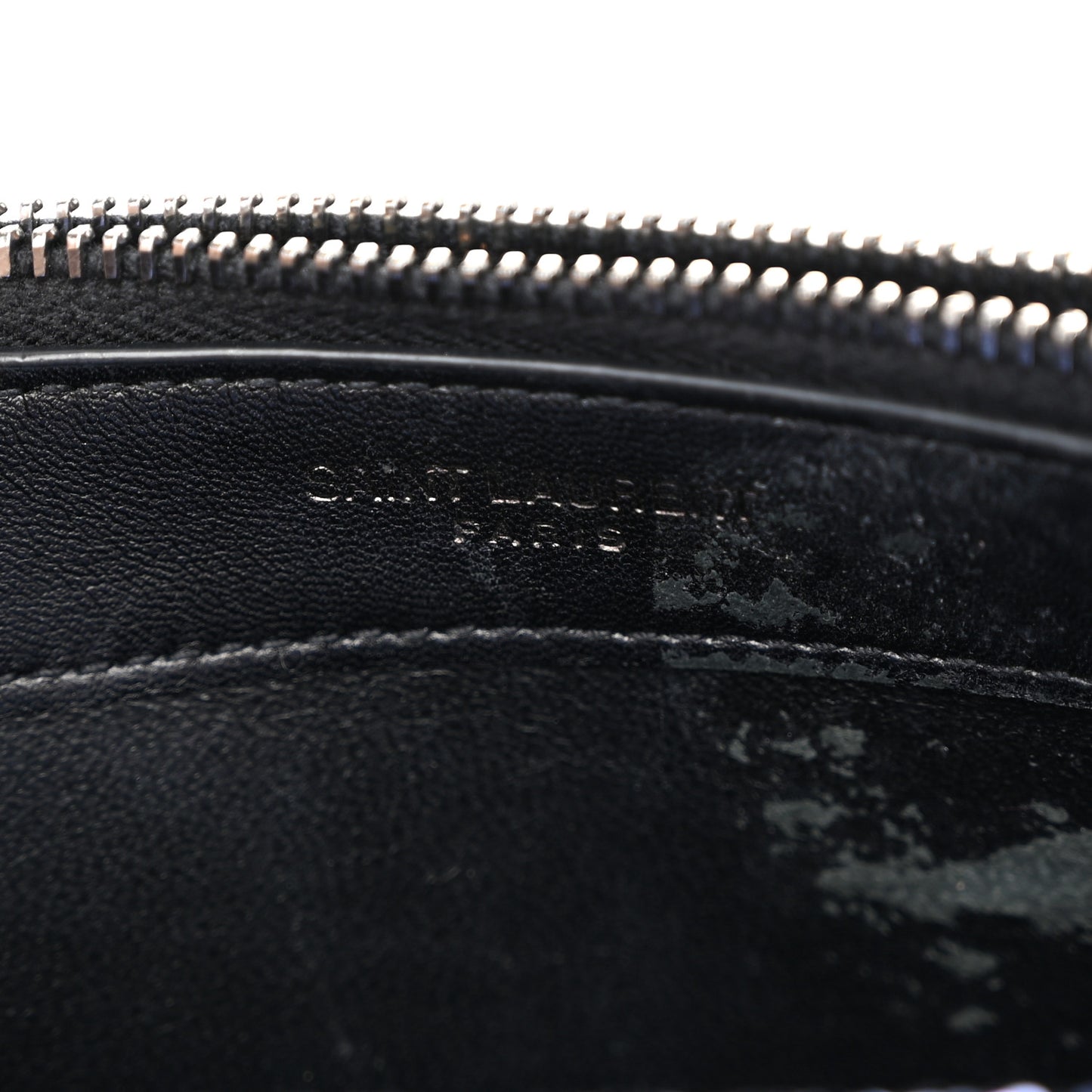 Metallic Glitter Classic Monogram Kate Tassel Chain Wallet North Sea