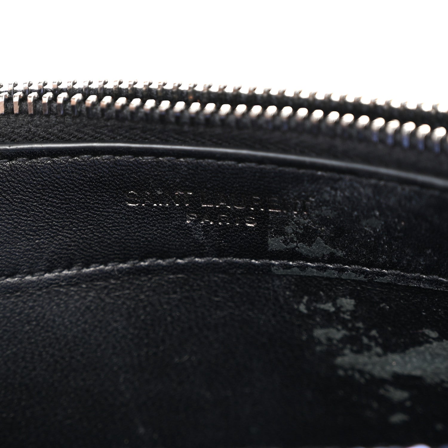 Saint Laurent Metallic Glitter Classic Monogram Kate Tassel Chain Wallet North Sea 7 of 14