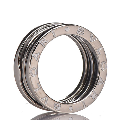 Bulgari 18K White Gold B.Zero1 Two-Band Ring 50 5.25 4 of 8