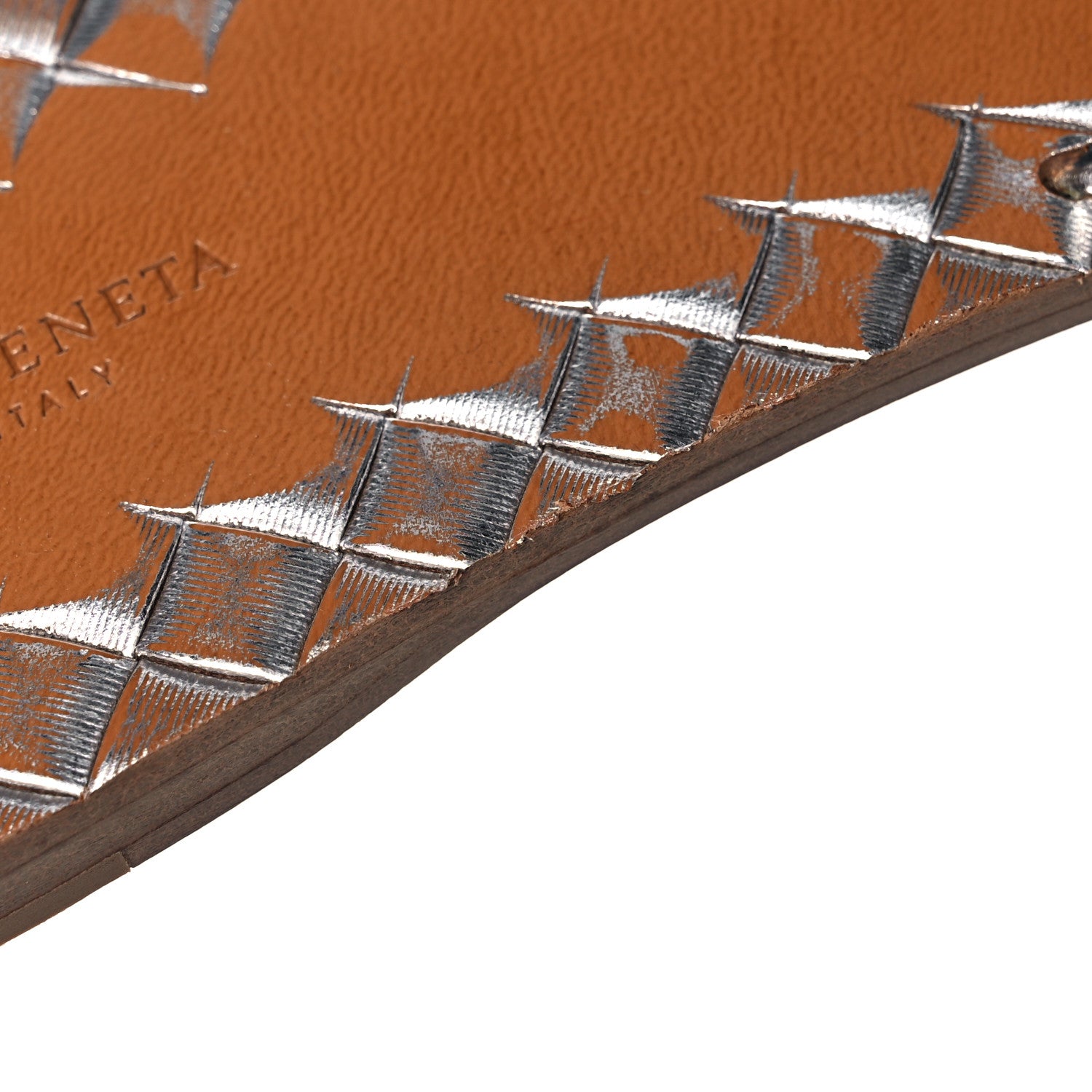 Bottega Veneta Nappa Intrecciato Flat Sandals 36 Silver 13 of 16