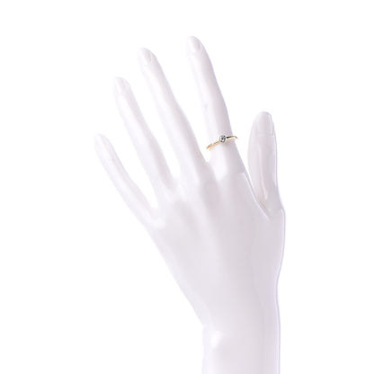 Tiffany Platinum 18K Yellow Gold .16ct Diamond Bezet Ring 49.5 5 2 of 7