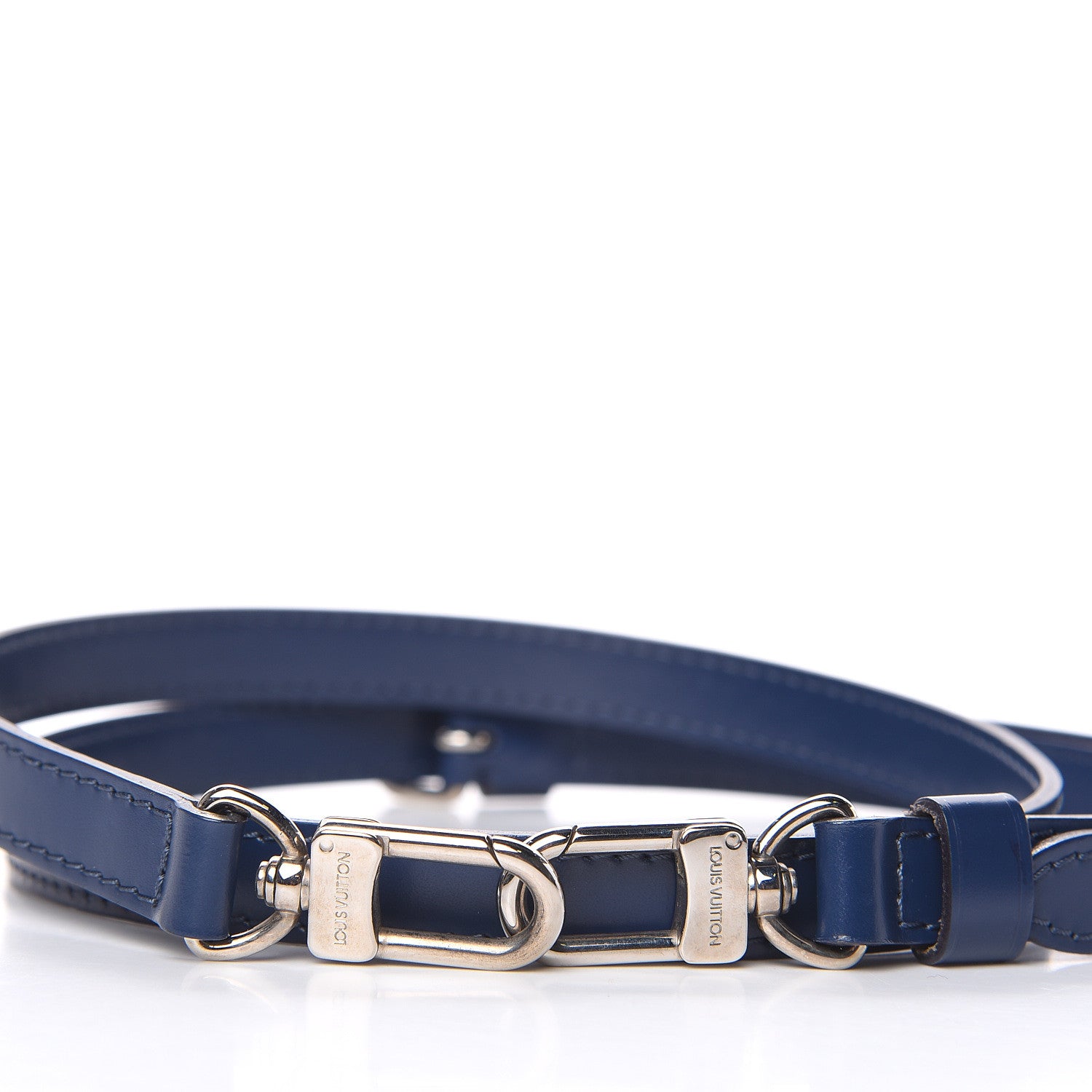 Louis Vuitton Calfskin 16mm Adjustable Shoulder Strap Indigo 3 of 4