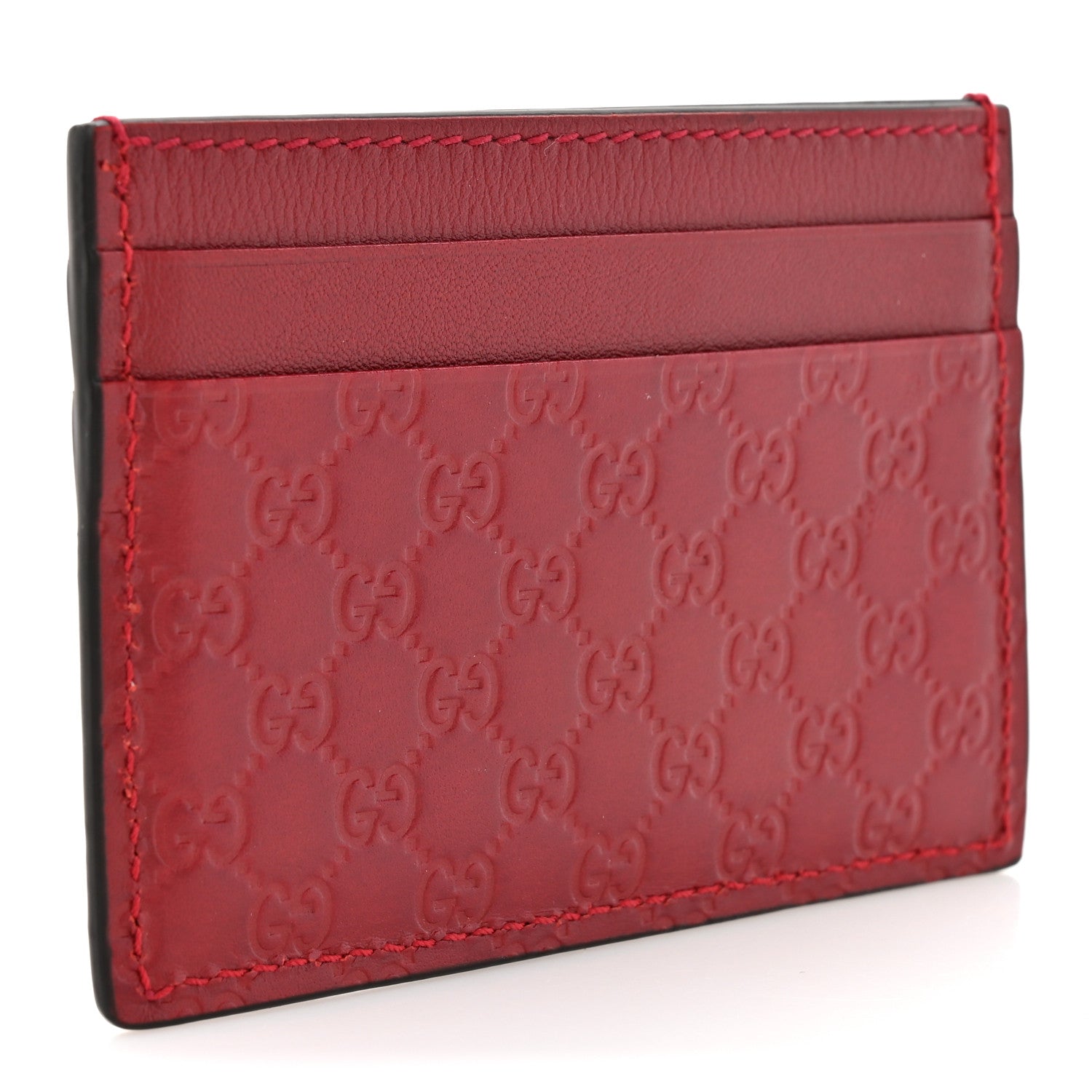 Gucci Microguccissima Card Holder Red 3 of 7