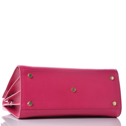 Saint Laurent Calfskin Small Sac De Jour Bubblegum 4 of 12