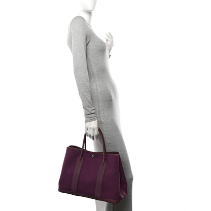 Hermes Toile Negonda Garden Party Tote 36 MM Cassis 2 of 11