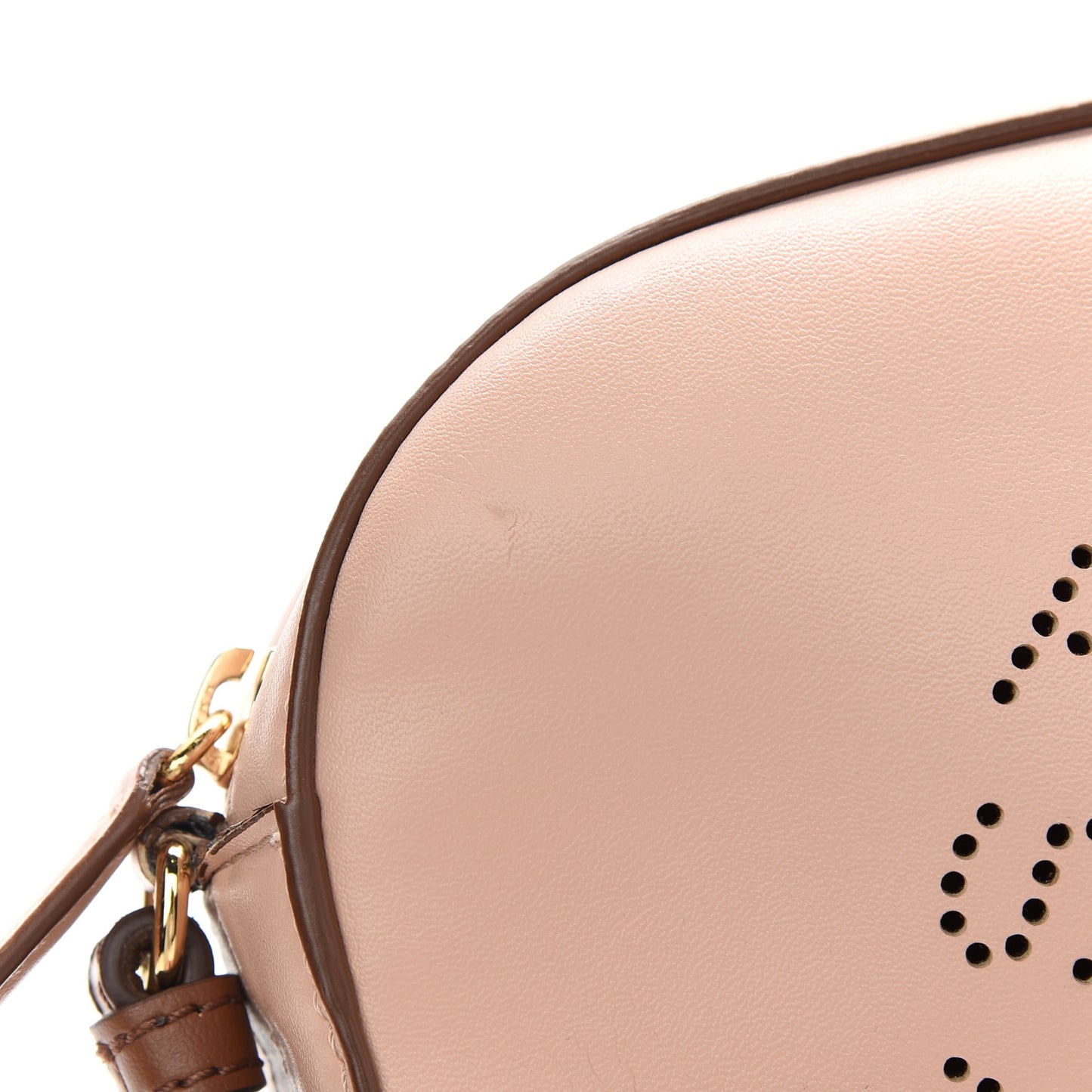 Eco Alter Nappa Perforated Logo Convertible Belt Bag Blush Pink