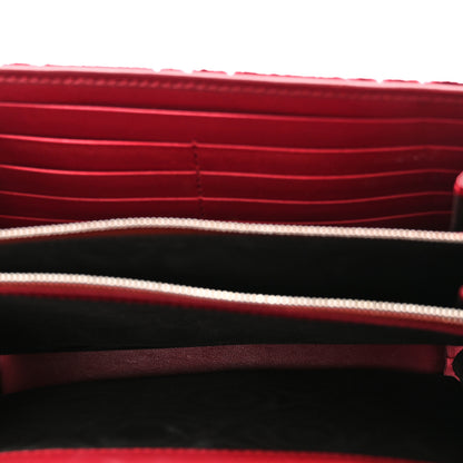 Gucci Velvet GG Monogram Mini Dionysus Chain Wallet Red Cipria 5 of 10