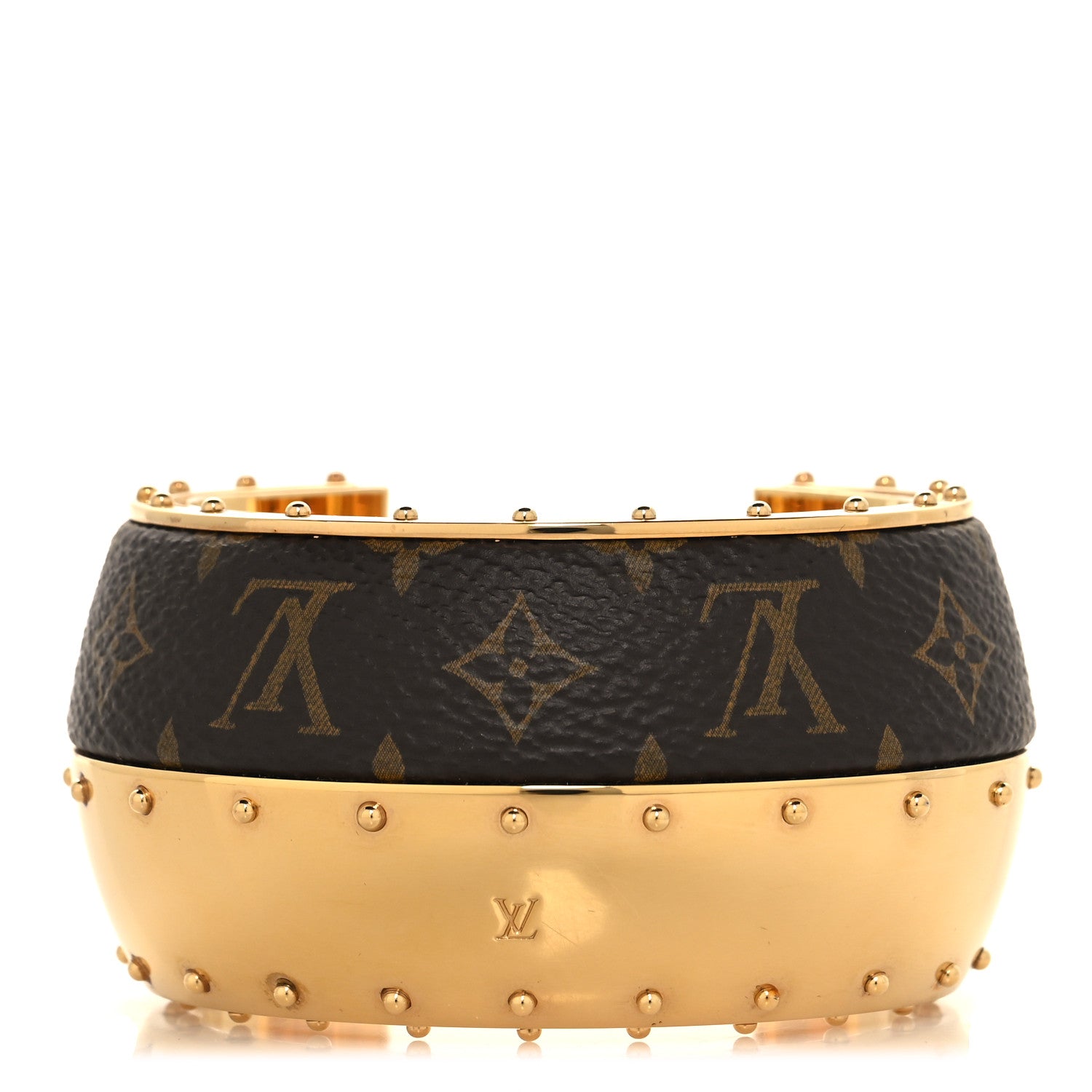 Louis Vuitton Monogram Wild LV Cuff Bracelet M 1 of 4
