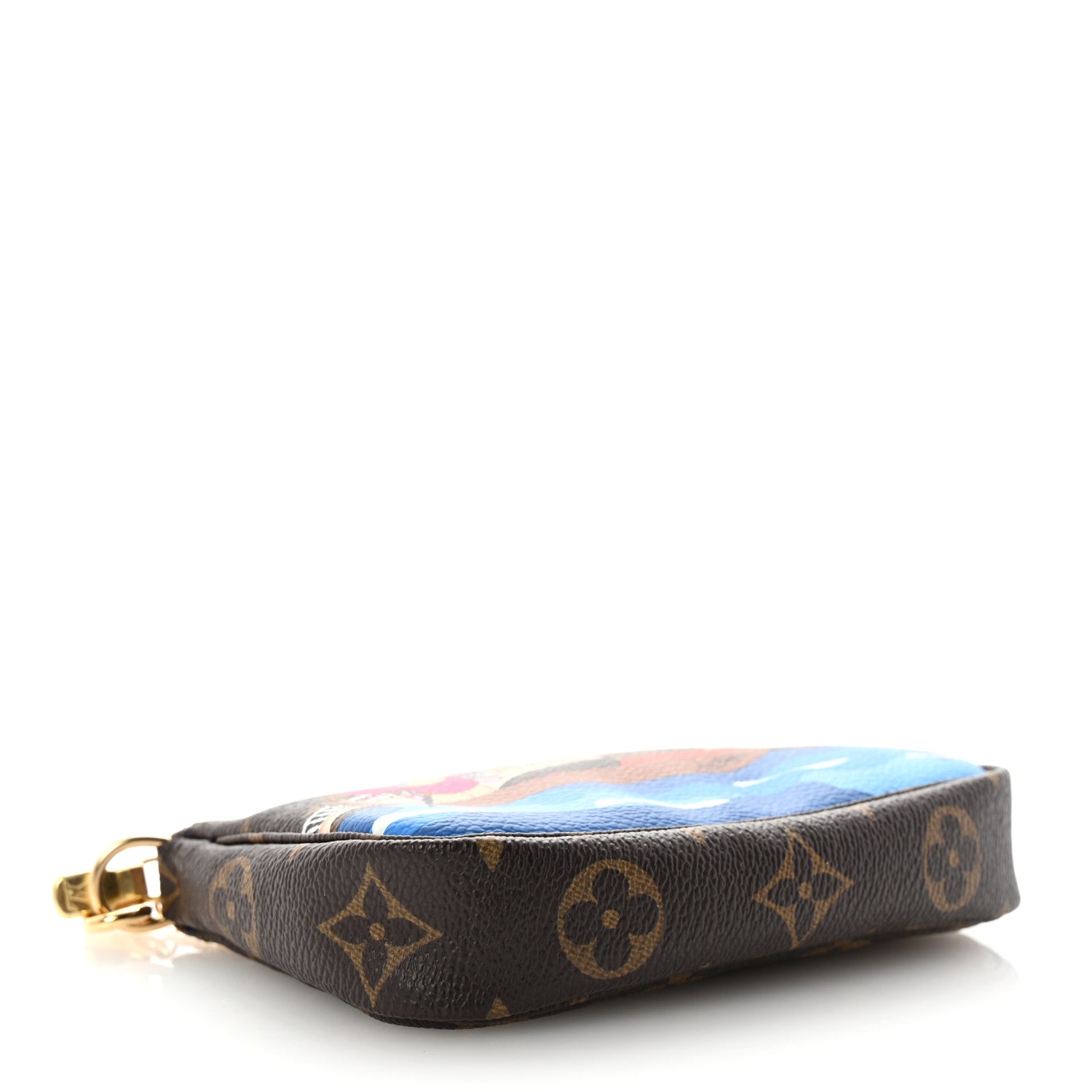 Louis Vuitton Monogram 2019 Christmas Animation Mini Venice Pochette Accessories Blue 4 of 8