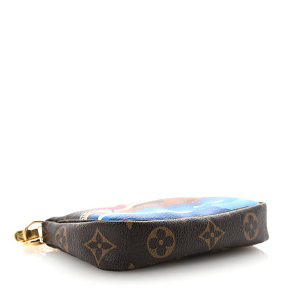 Louis Vuitton Monogram 2019 Christmas Animation Mini Venice Pochette Accessories Blue 4 of 8