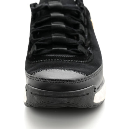 Chanel Velvet Calfskin Mixed Fibers CC Sneakers 37 Black 22 of 23