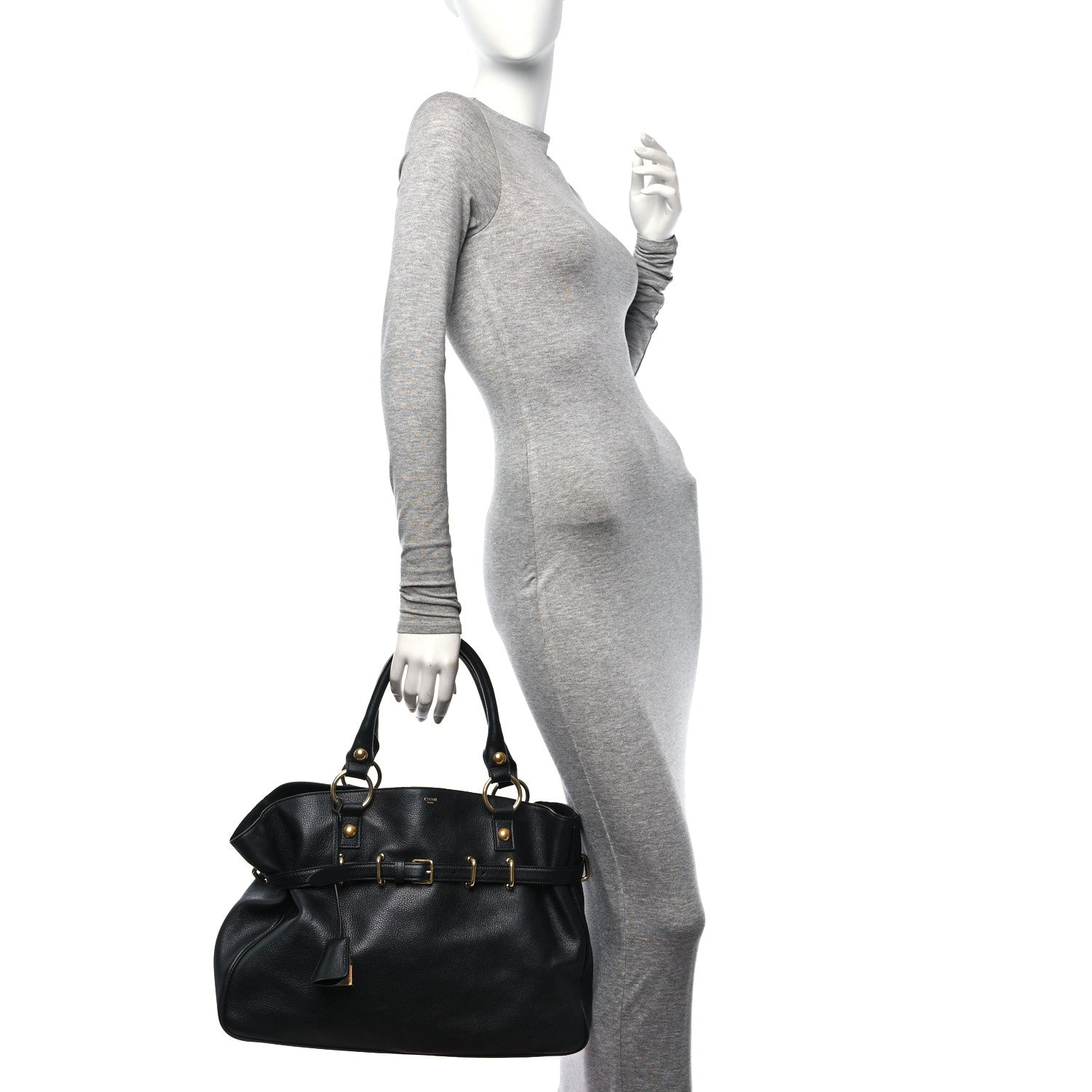 Celine Supple Calfskin Medium Anita Black 2 of 10