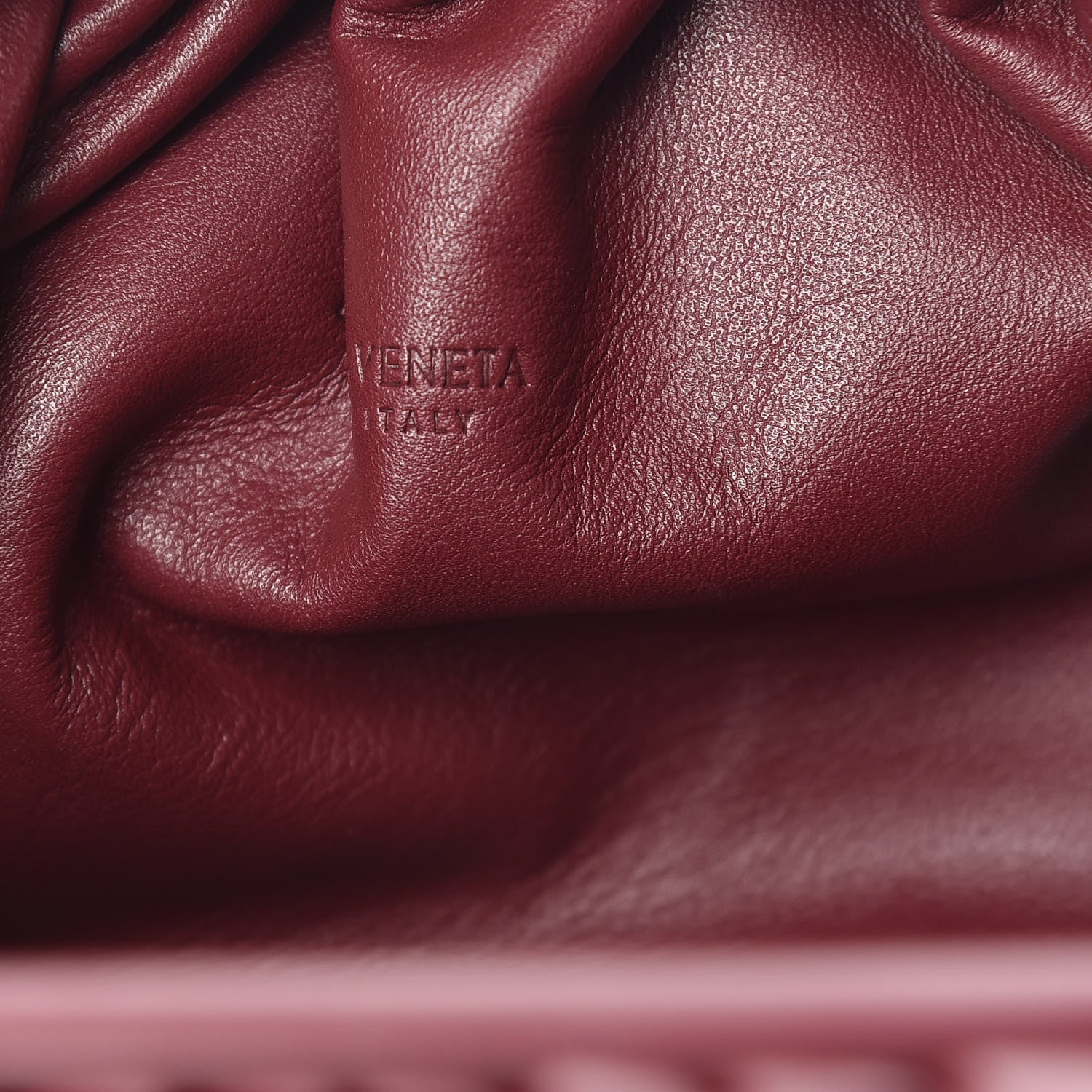 Bottega Veneta Butter Calfskin The Mini Pouch Bordeaux 6 of 9