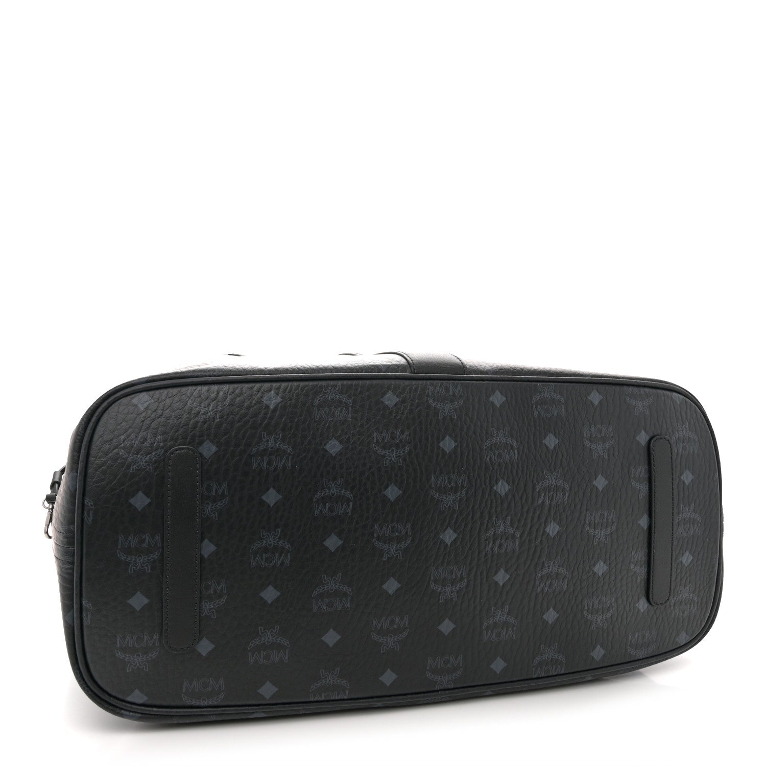 MCM Visetos Large Liz Reversible Shopper Tote Black 7 of 18