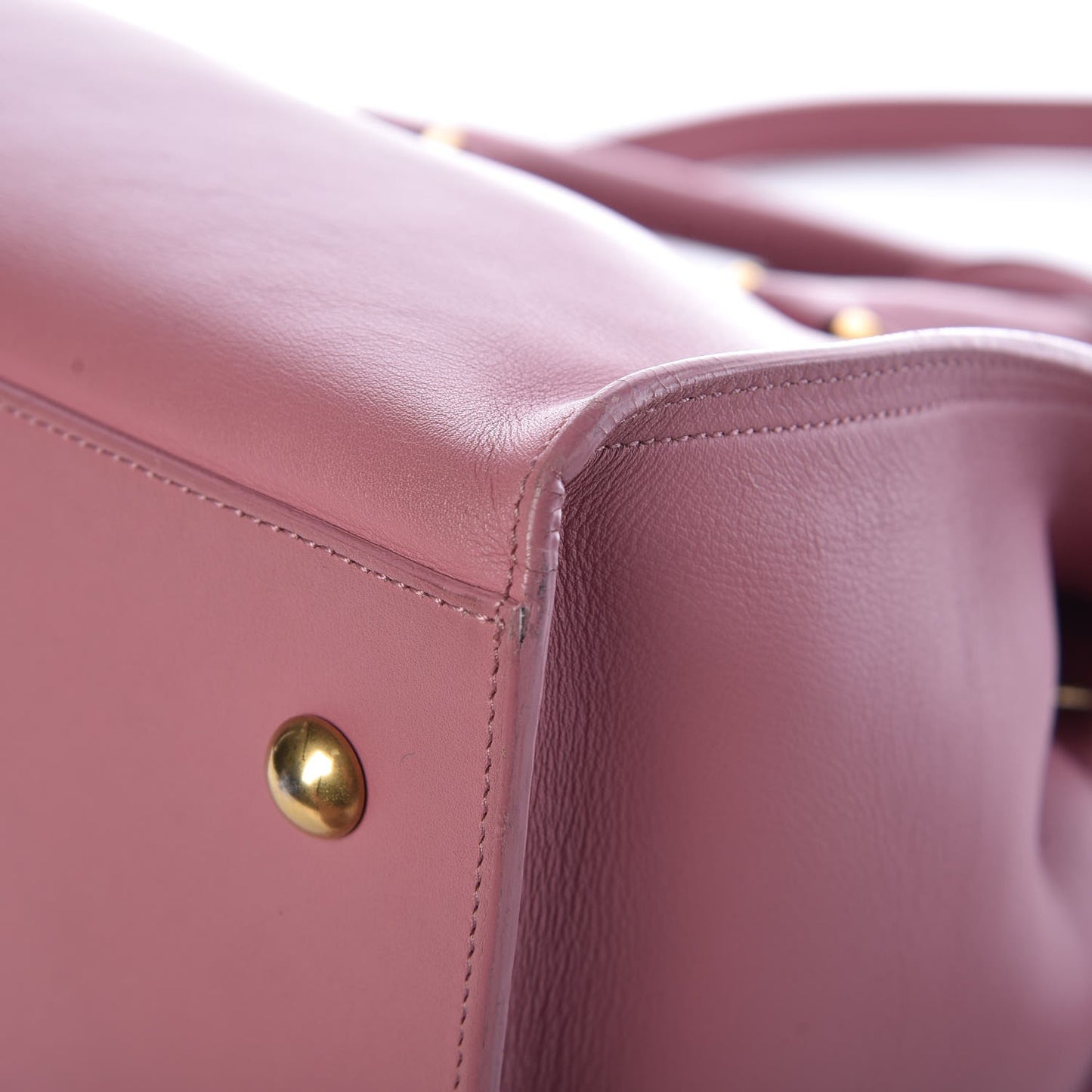 Calfskin Small Classic Y Cabas Vieux Rose