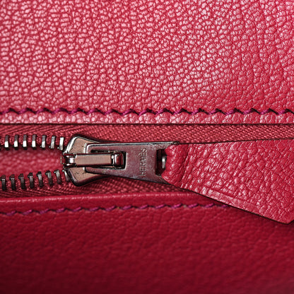 Hermes Shiny Porosus Crocodile Birkin 30 Rose Tyrien 16 of 36