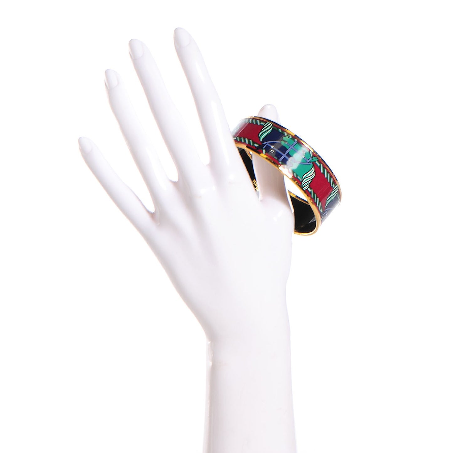 Enamel Printed Wide Quadrige Bracelet 70