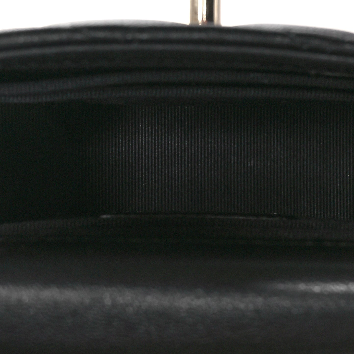 Lambskin Quilted Mini Trendy CC Clutch With Chain Black