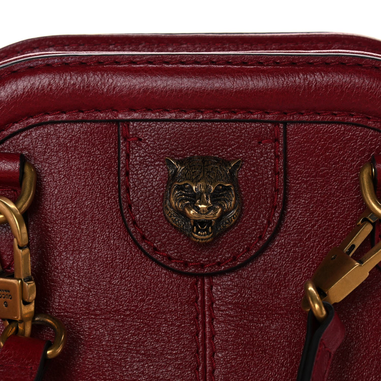 Gucci Piuma Lux Calfskin Small Re(Belle) Crossbody Bag Romantic Cerise 9 of 11