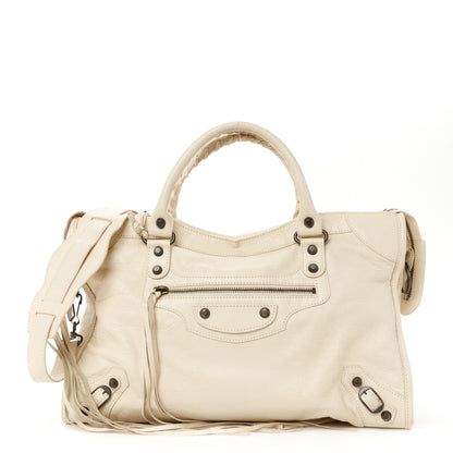 Balenciaga Agneau Classic Hardware City Blanc Creme Light Craie 1 of 12