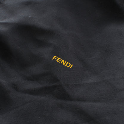 Fendi Leather Zucca Woven Hobo Black 8 of 9