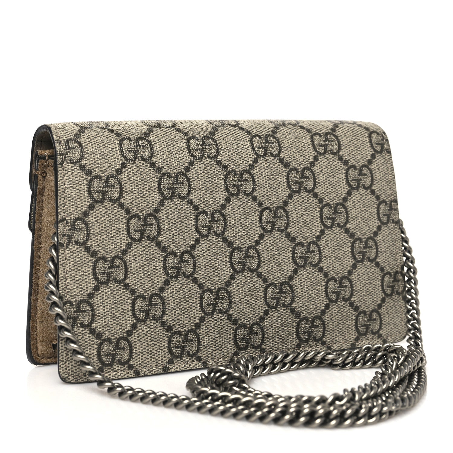 Gucci GG Supreme Monogram Super Mini Dionysus Shoulder Bag Taupe 3 of 11