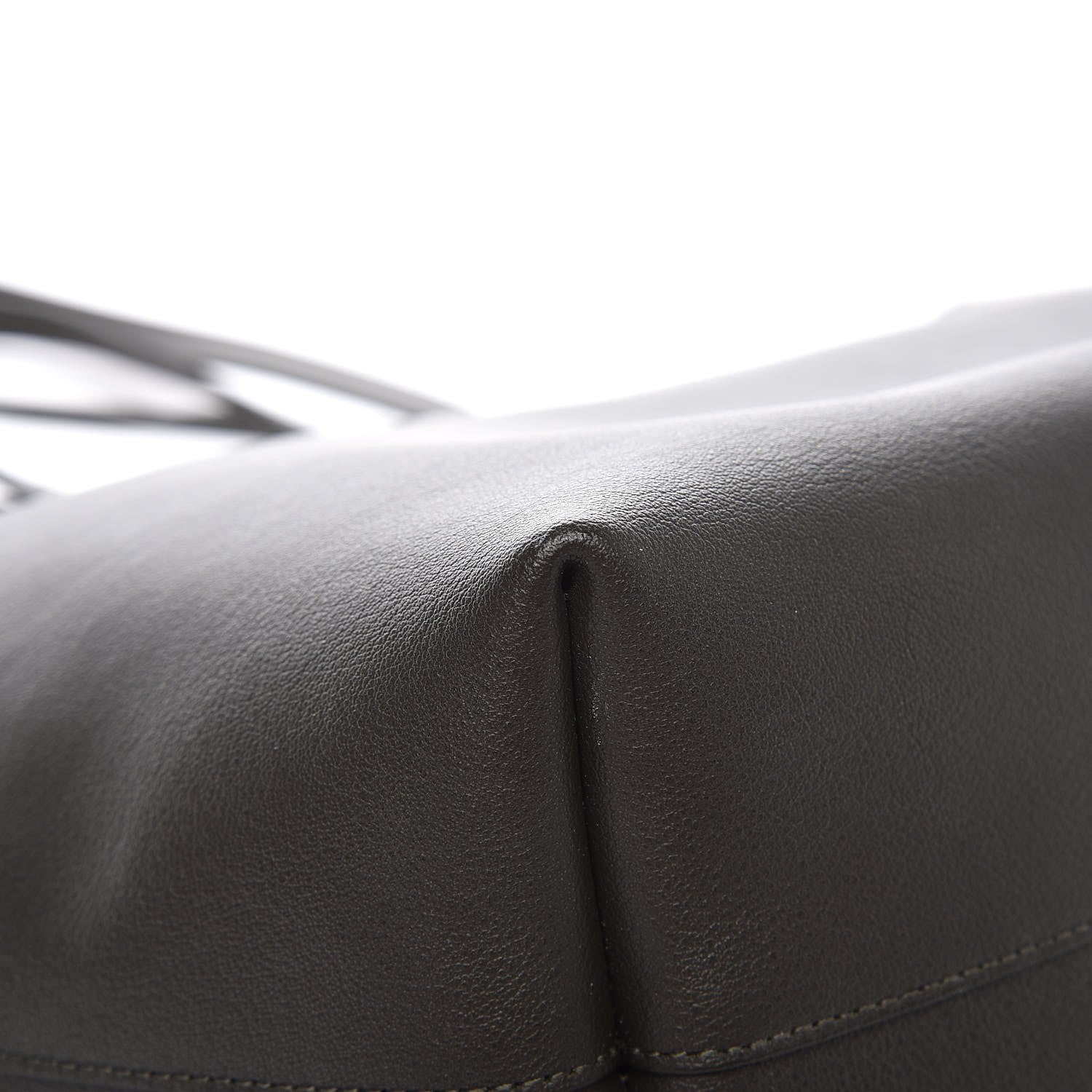 Saint Laurent Calfskin Large Shopping Tote Earth 9 of 11