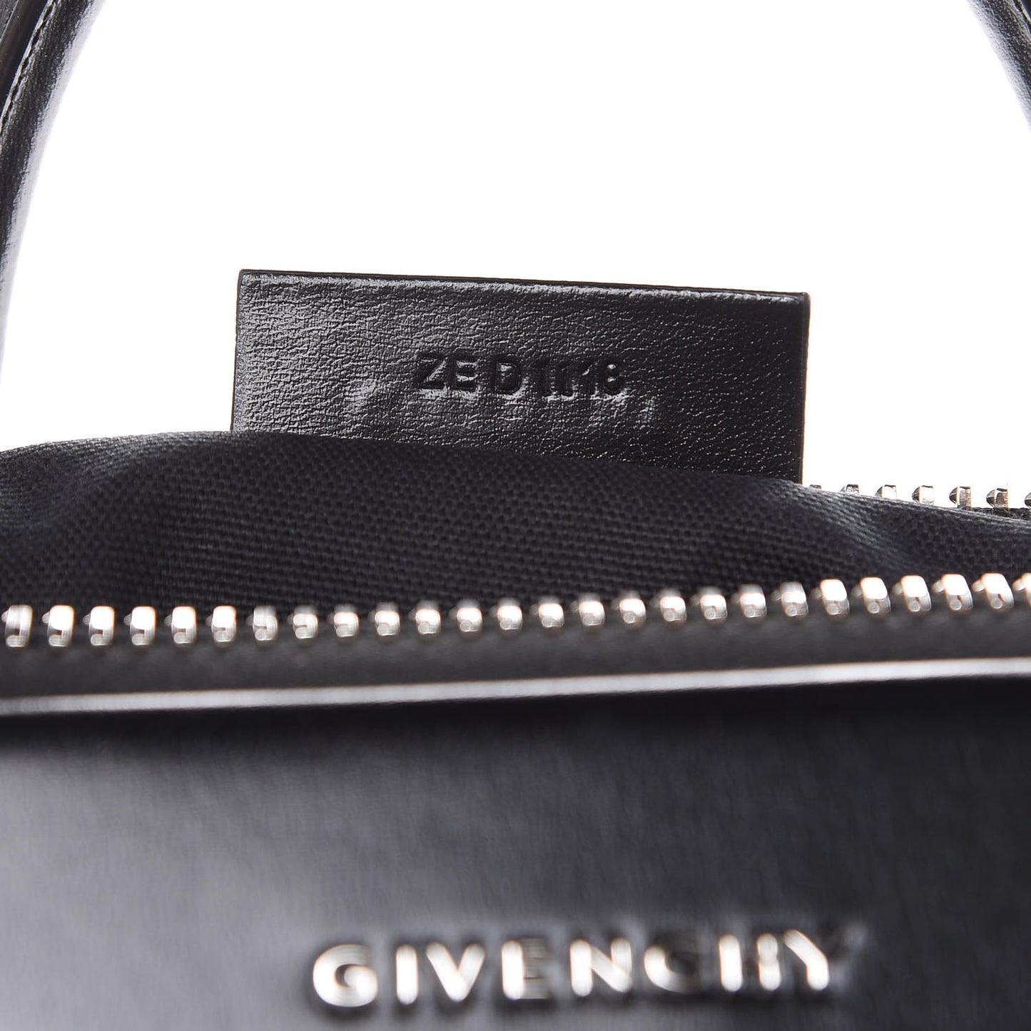 Shiny Lord Calfskin Medium Antigona Black