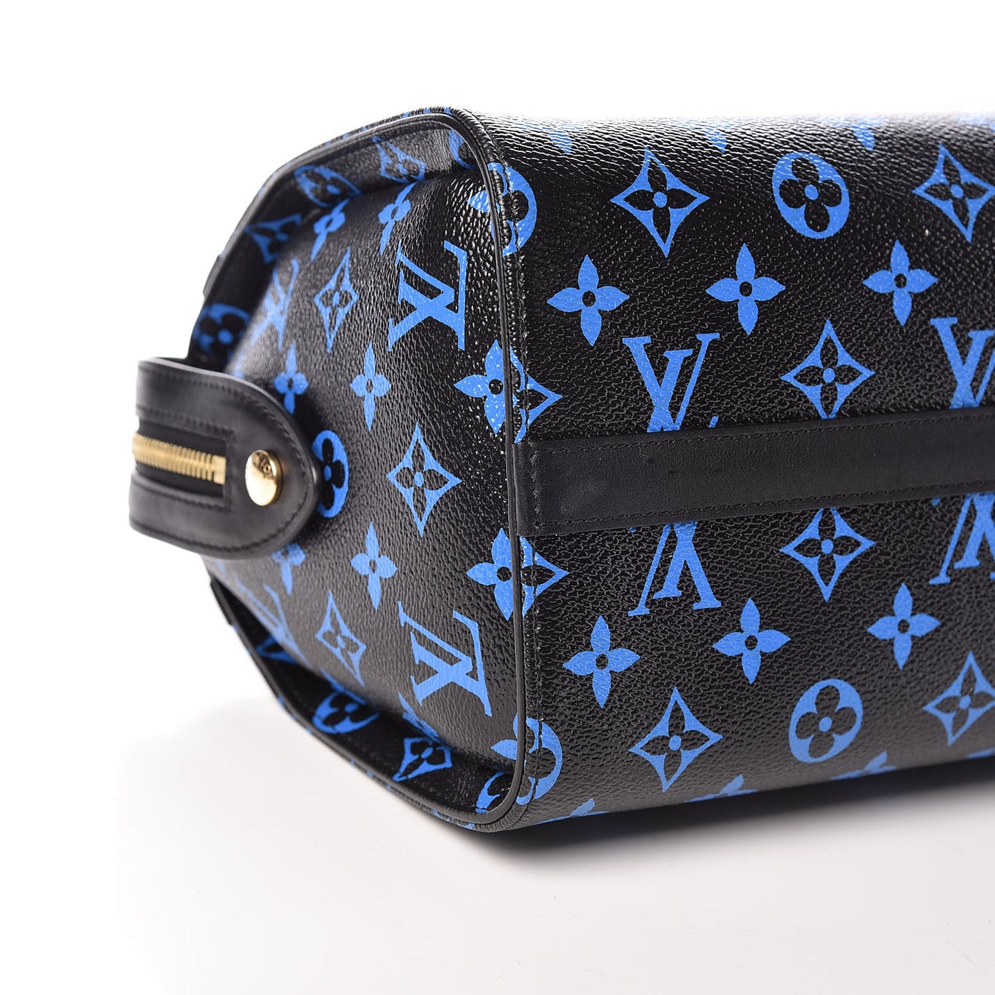 Colored Monogram Speedy Amazon PM Blue Black