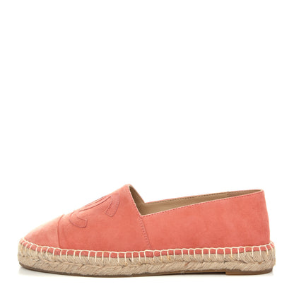 Chanel Suede CC Espadrilles 37 Pink 1 of 12