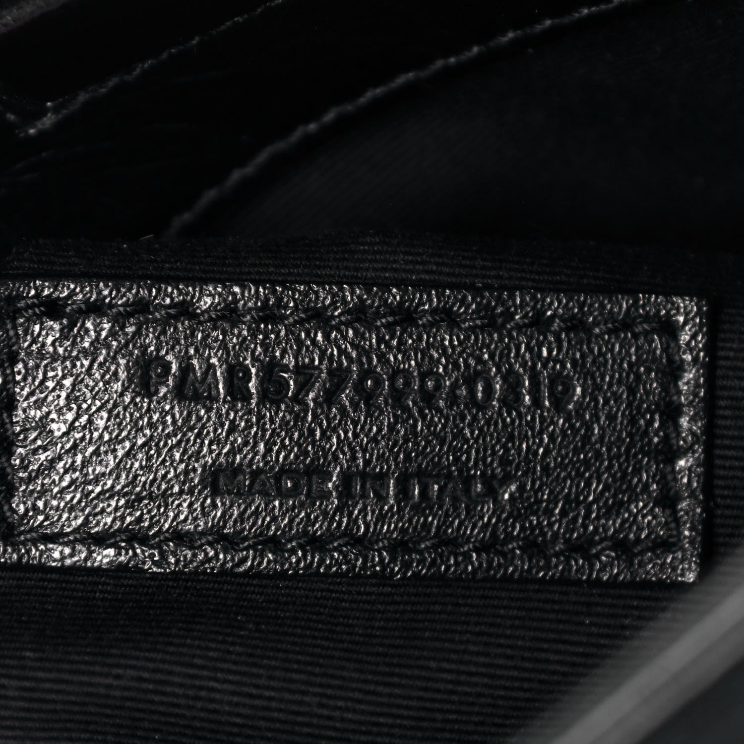 Saint Laurent Crinkled Calfskin Matelasse Monogram Medium Niki Shopper Tote Black 7 of 12