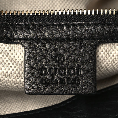 Gucci Pebbled Calfskin Small Soho Hobo Black 6 of 9