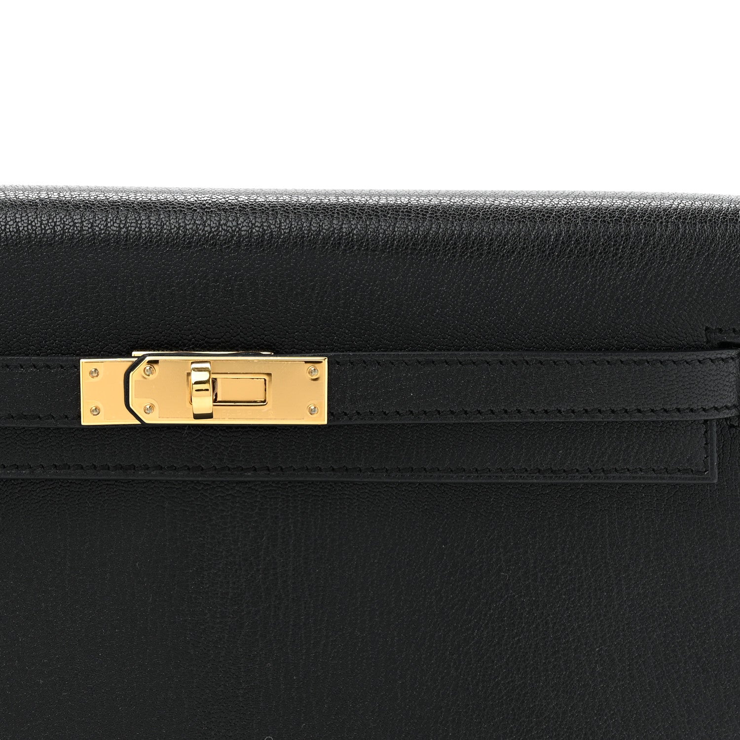 Hermes Chevre Chamkila Kelly Elan Black 8 of 12